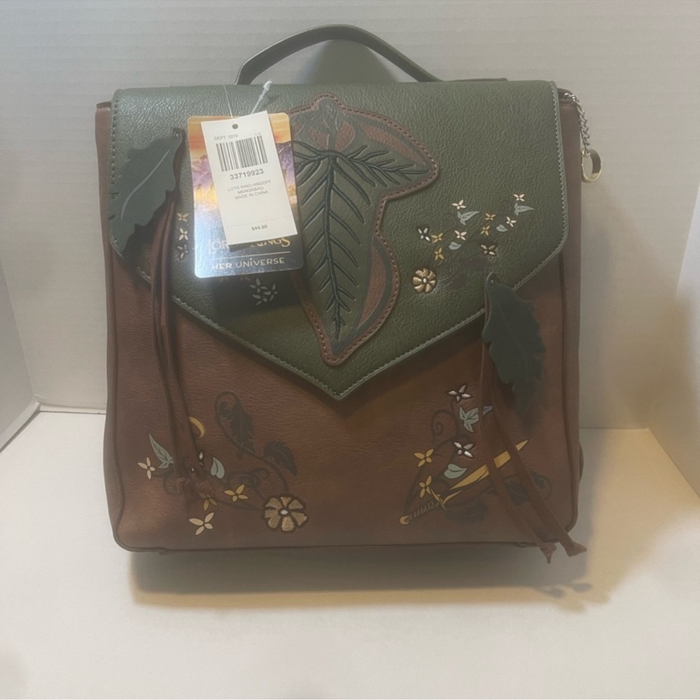 Her Universe The Lord Of The Rings Lorien Leaf Messenger Bag - Picture 6 of 7